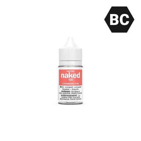 Naked 100 Menthol Strawberry Pom (30ml)